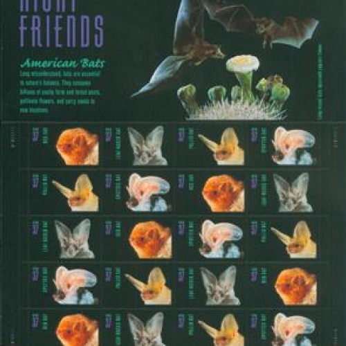 American Bats Stamps 2002