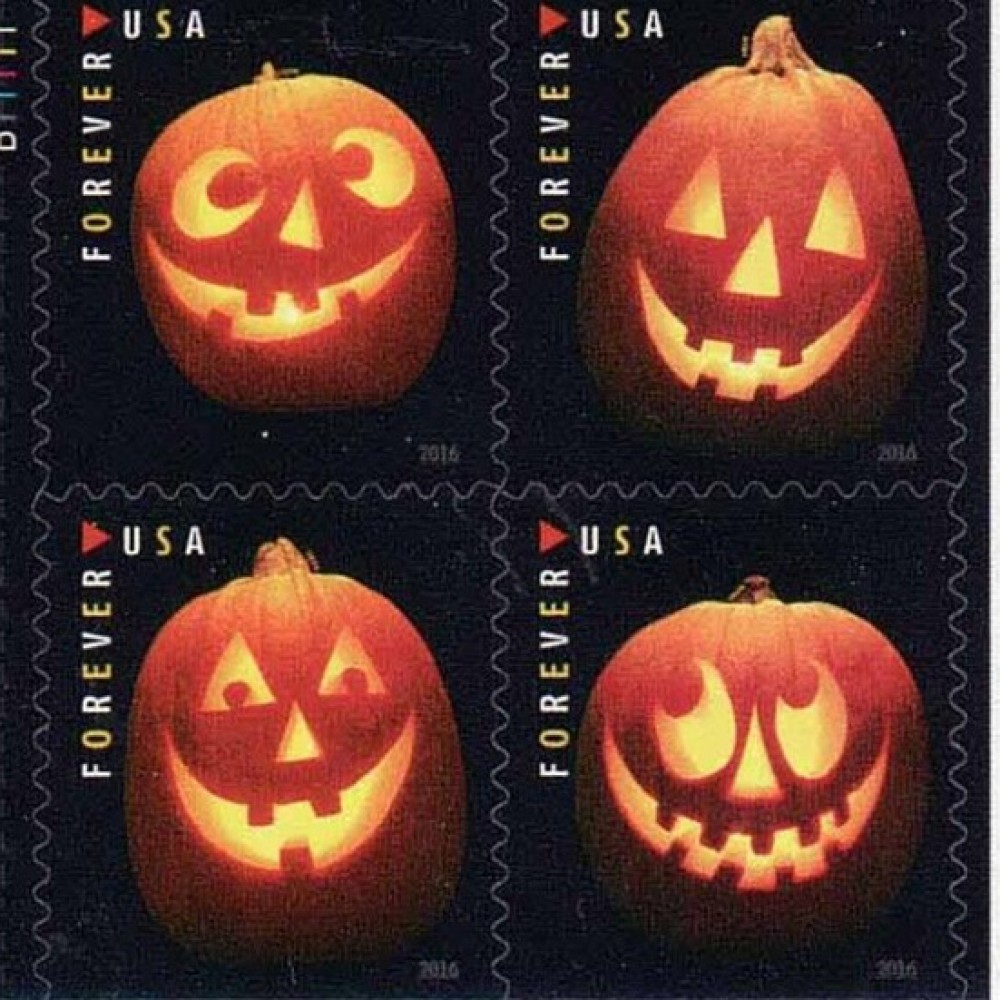 Jack-O’-Lanterns Stamps Forever Stamps 2016