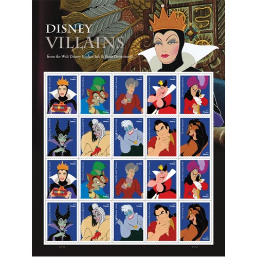 Disney Villains Forever Stamps 2017