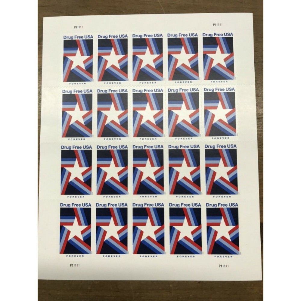 Drug Free USA Forever Stamps 2020