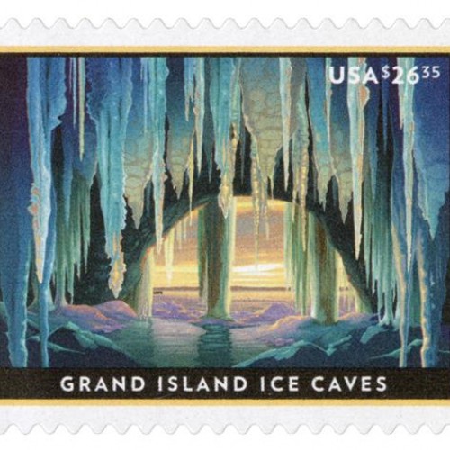Grand Island Ice Caves Stamps 2020
