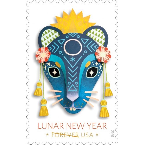 Year of the Rat Stamps 2020