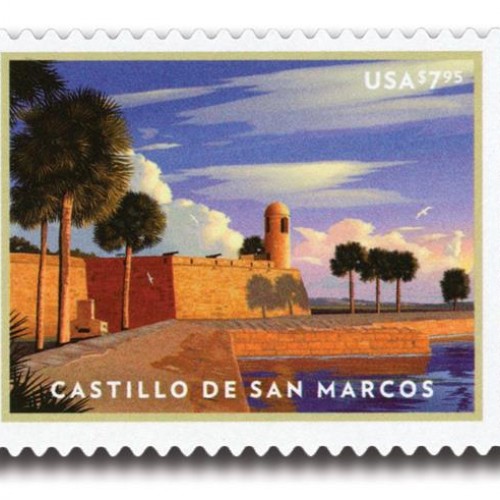 Castillo de San Marcos Stamps 2021