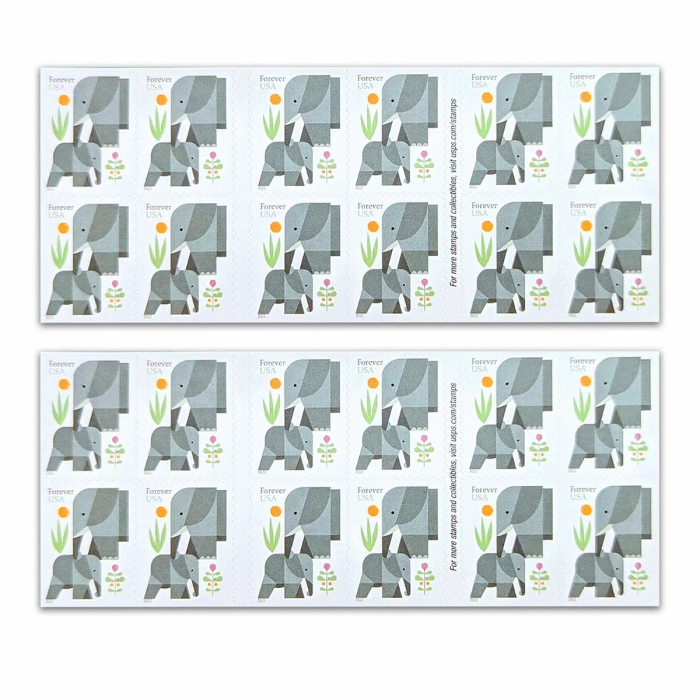 Elephants Forever Stamps 2022