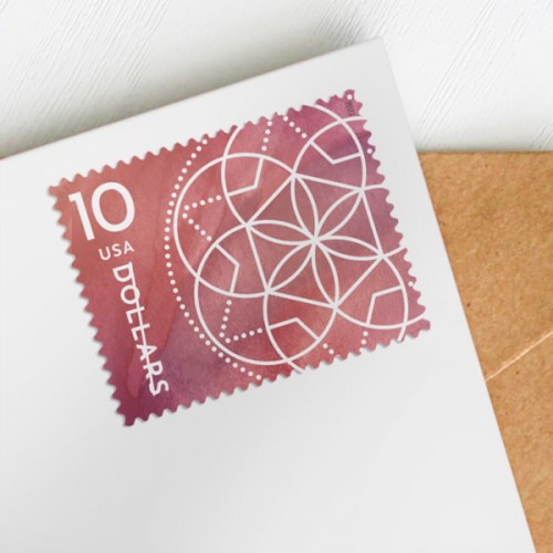 Floral Geometry Stamps 2023