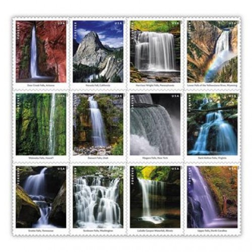 Waterfalls Forever Stamps 2023