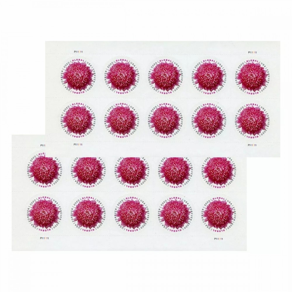 Global: Chrysanthemum Stamps 2020