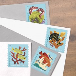 Coral Reefs Postcard Stamps 2019