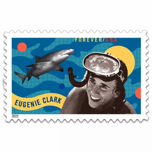 Eugenie Clark Forever Stamps 2022