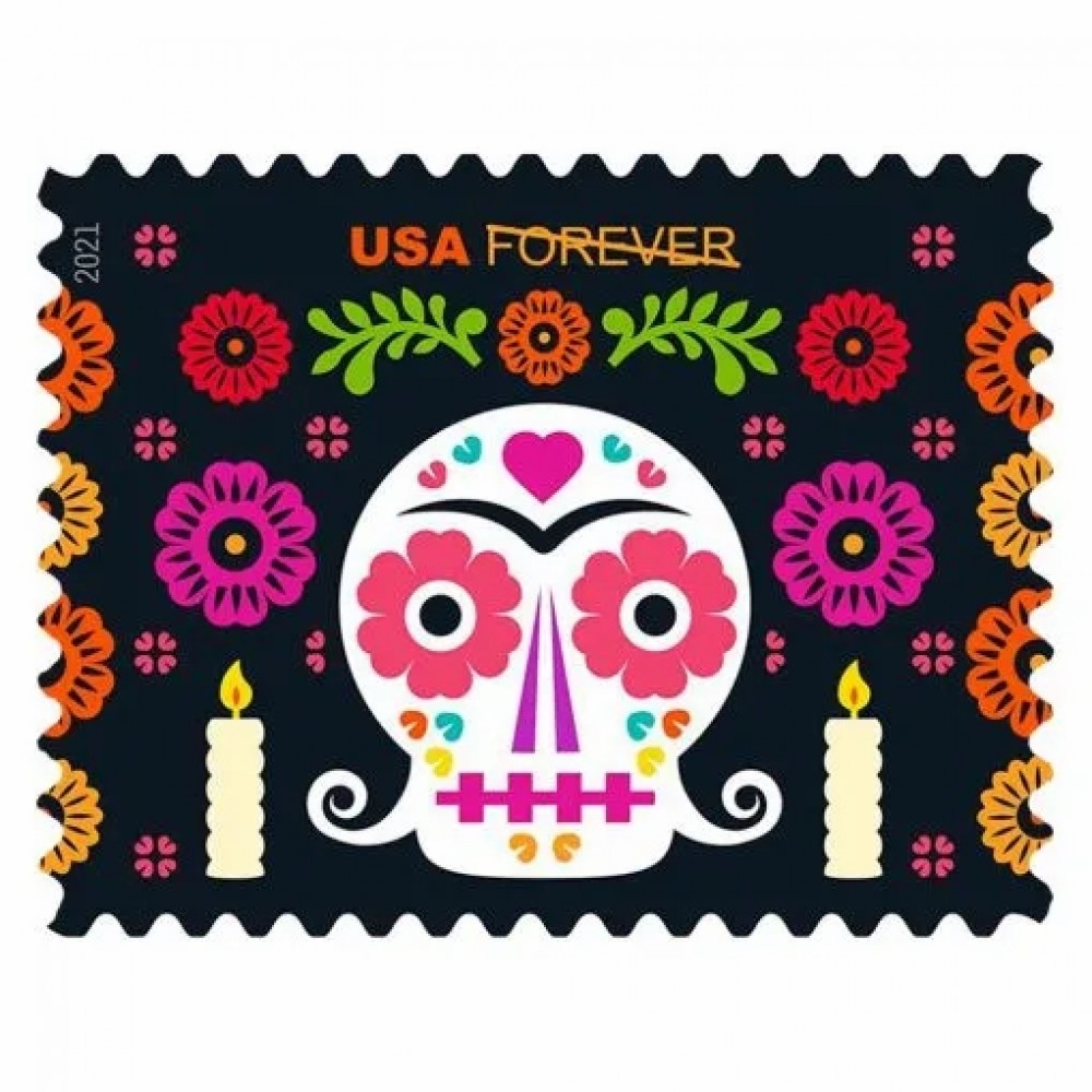 Day of the Dead Stamps 2021