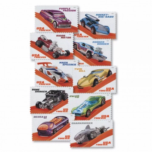 Hot Wheels Forever Stamps 2018