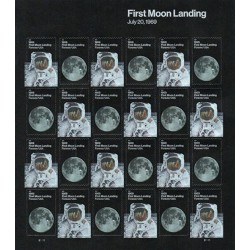 1969 First Moon Landing Forever Stamps 2019