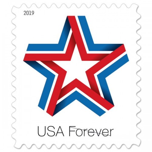 Star Ribbon Forever Stamps 2019