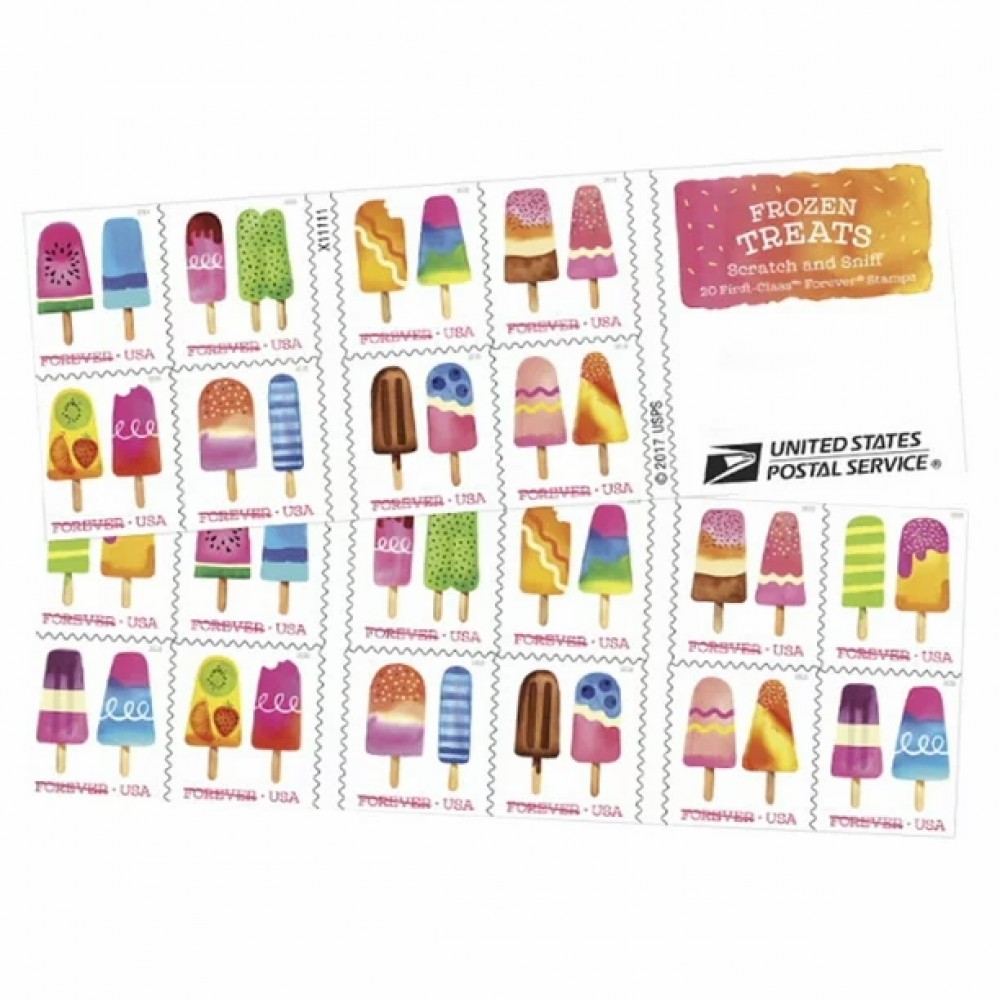 Frozen Treats Forever Stamps 2018