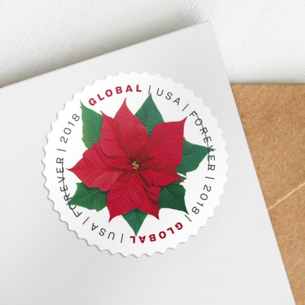 Global: Poinsettia Stamps 2018