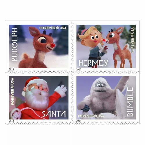 Rudolph the Red-Nosed Reindeer Stamps 2014