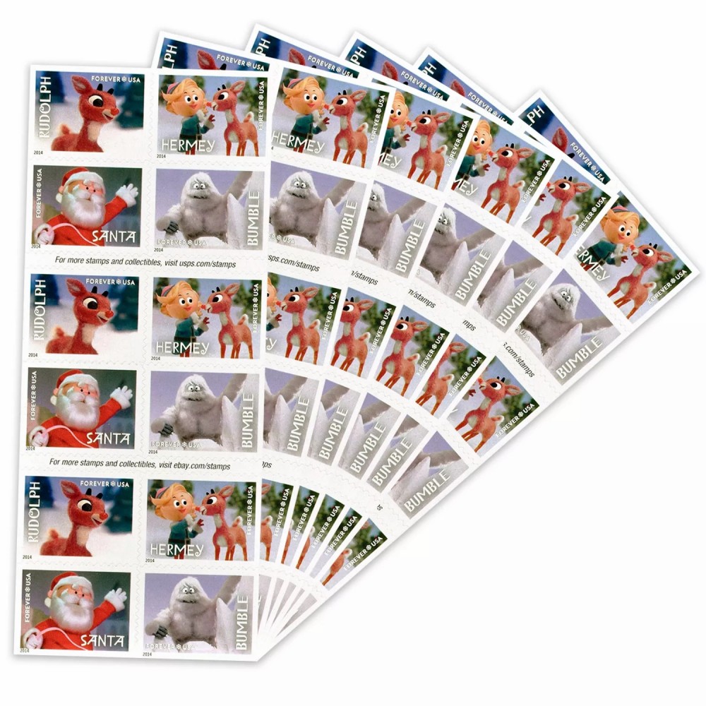Rudolph the Red-Nosed Reindeer Stamps 2014