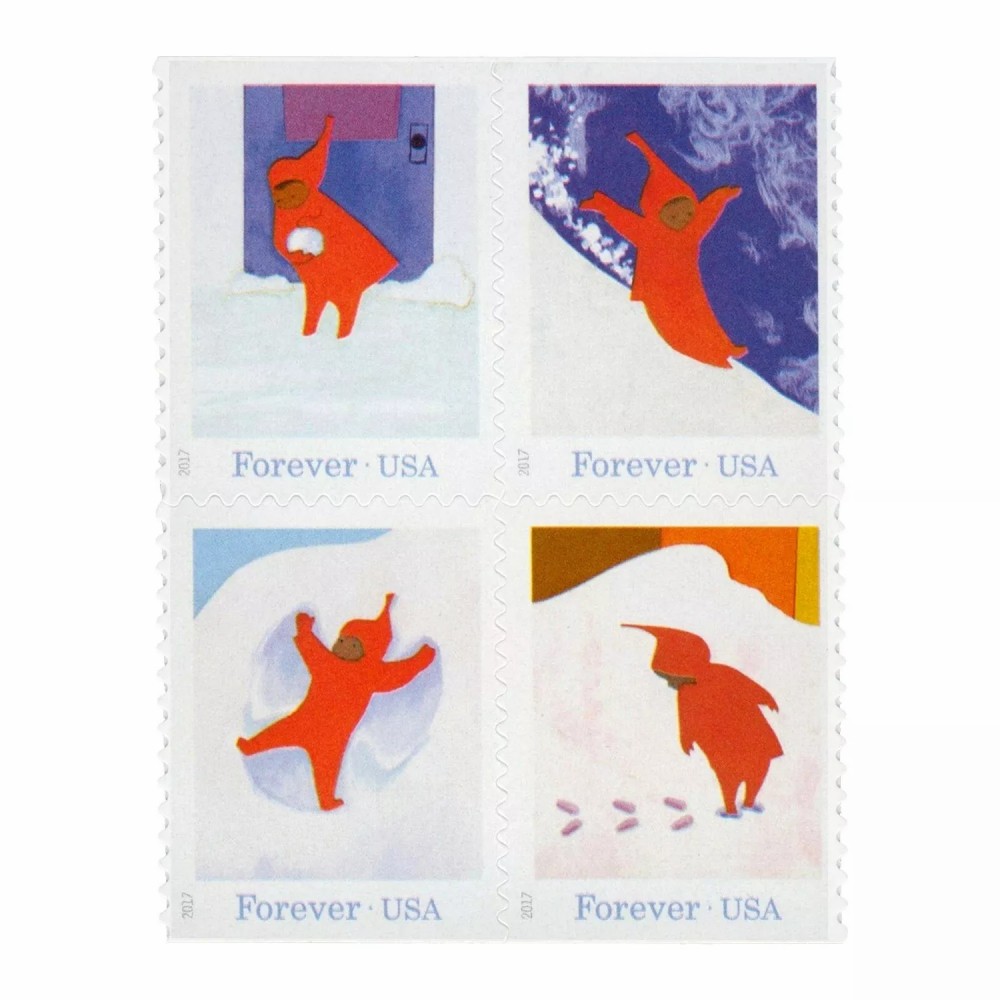 The Snowy Day Forever Stamps 2017
