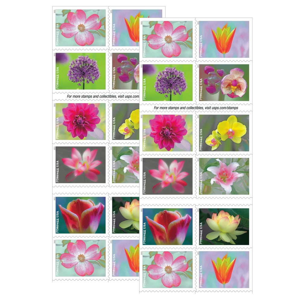 Garden Beauty Forever Stamps 2021