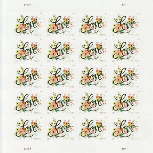 Love Flourishes Forever Stamps 2018