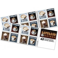 Espresso Drinks Forever Stamps 2021