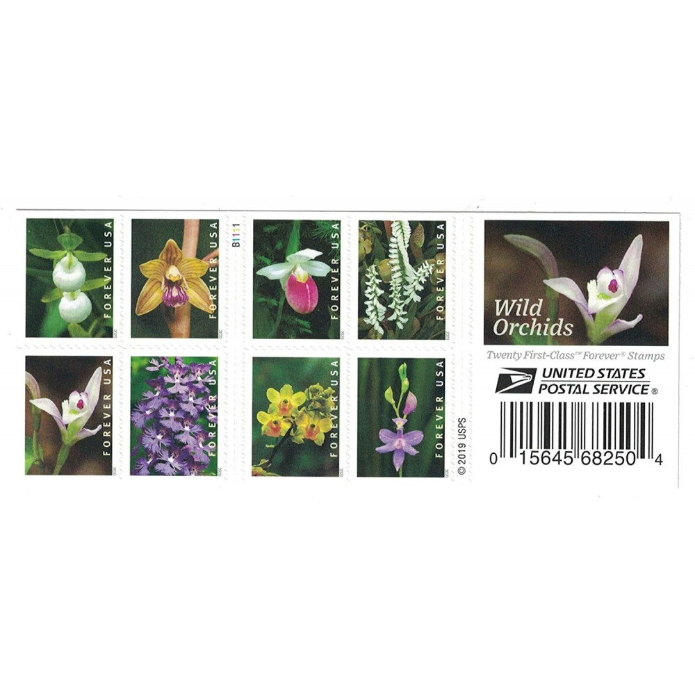 Wild Orchids Forever Stamps 2020