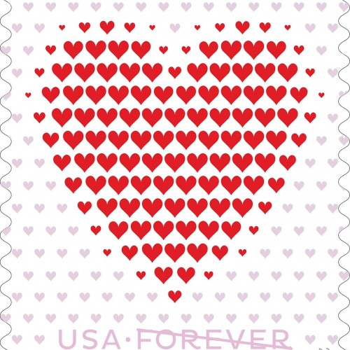 Made of Hearts Forever Stamps 2020