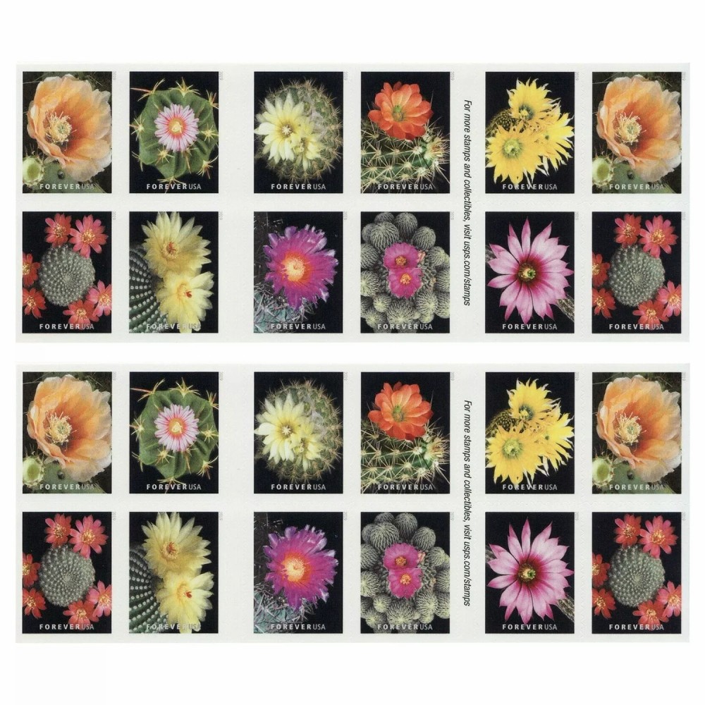 Cactus Flowers Forever Stamps 2019