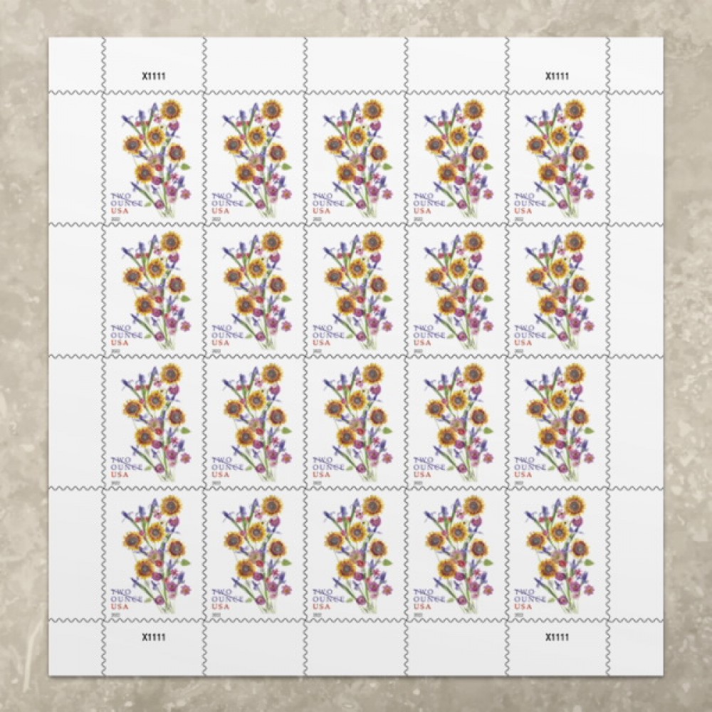 Sunflower Bouquet Two Ounce Stamps 2022